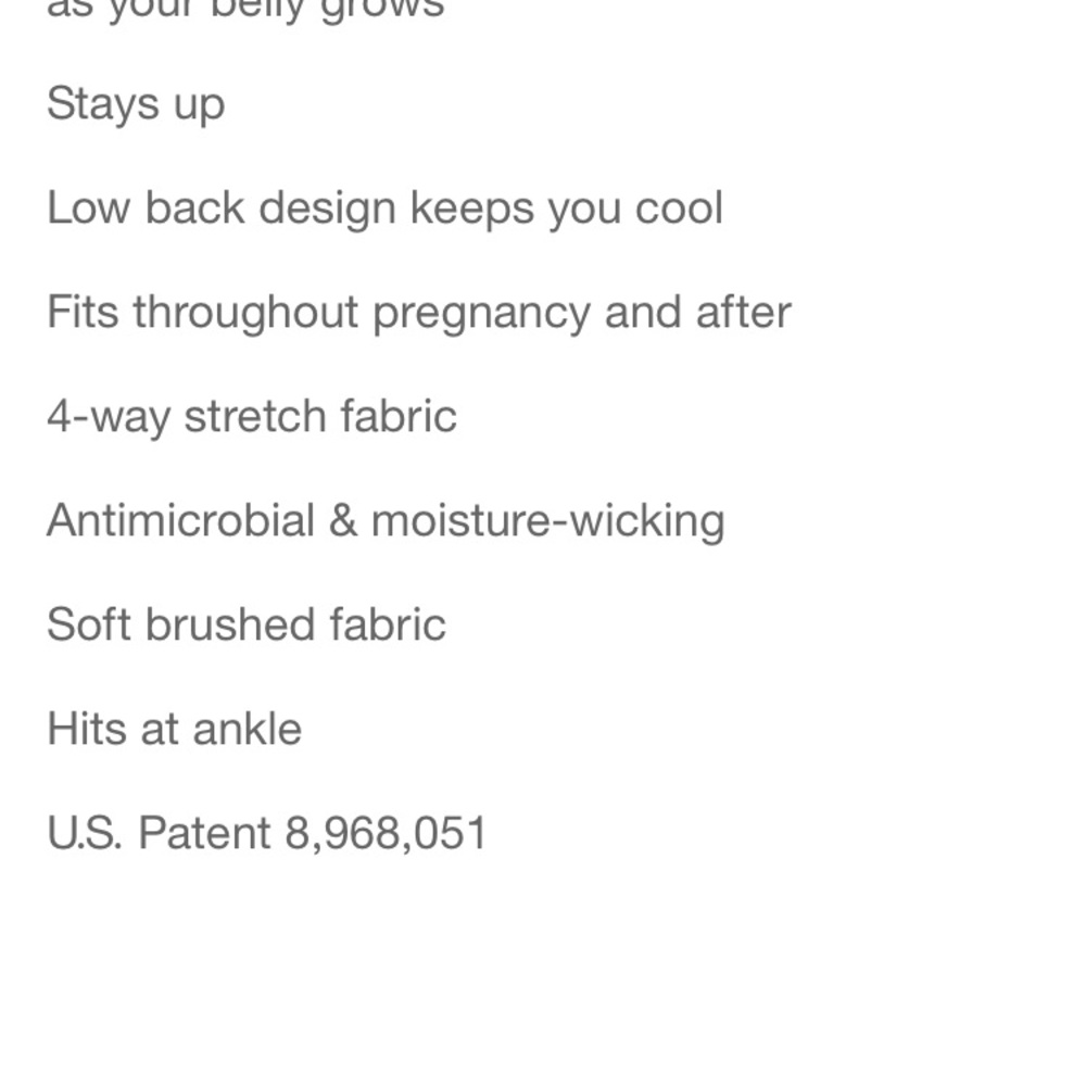 Maternity crossover active leggings - Picture 4 of 4